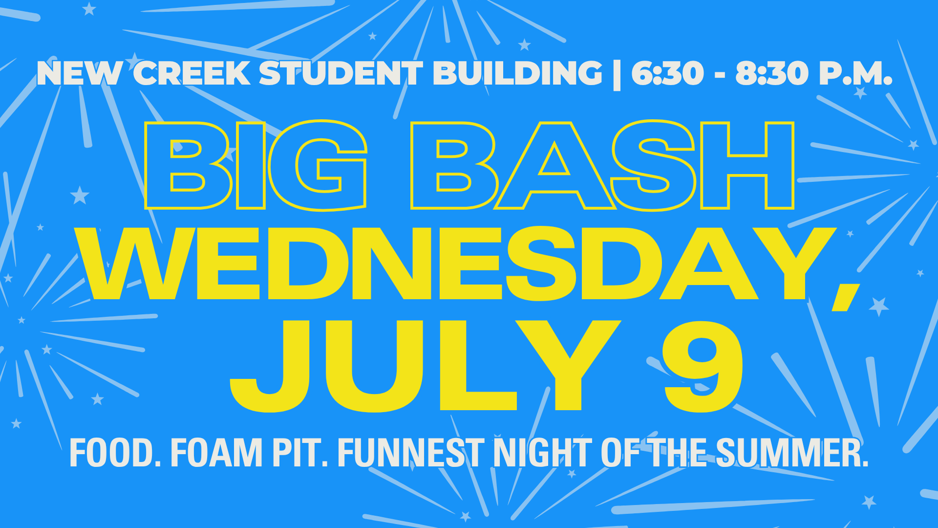 Cottonwood Creek Church - Student Big Bash Opening