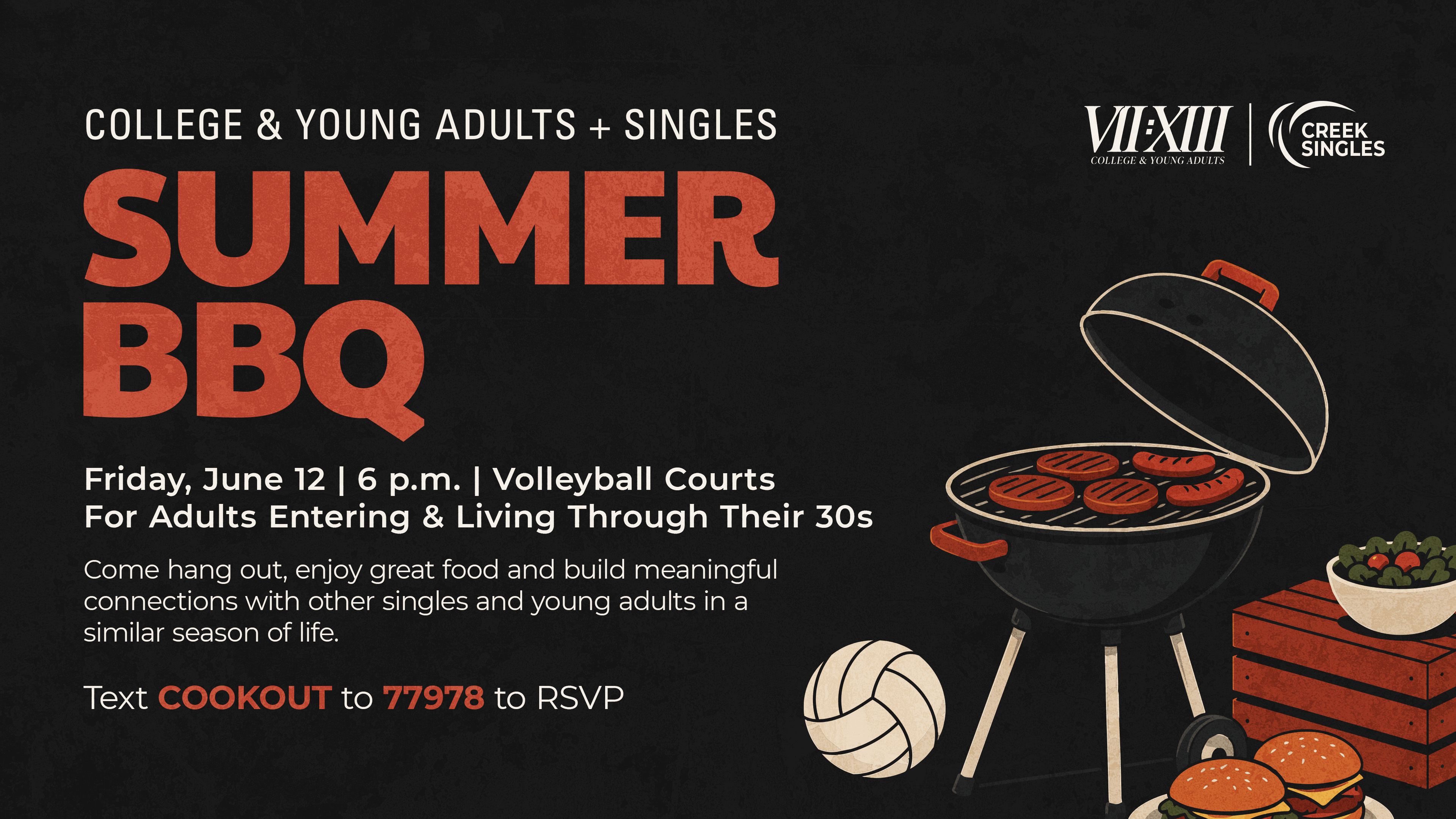 Cottonwood Creek Church - Young Adults + Singles Summer BBQ