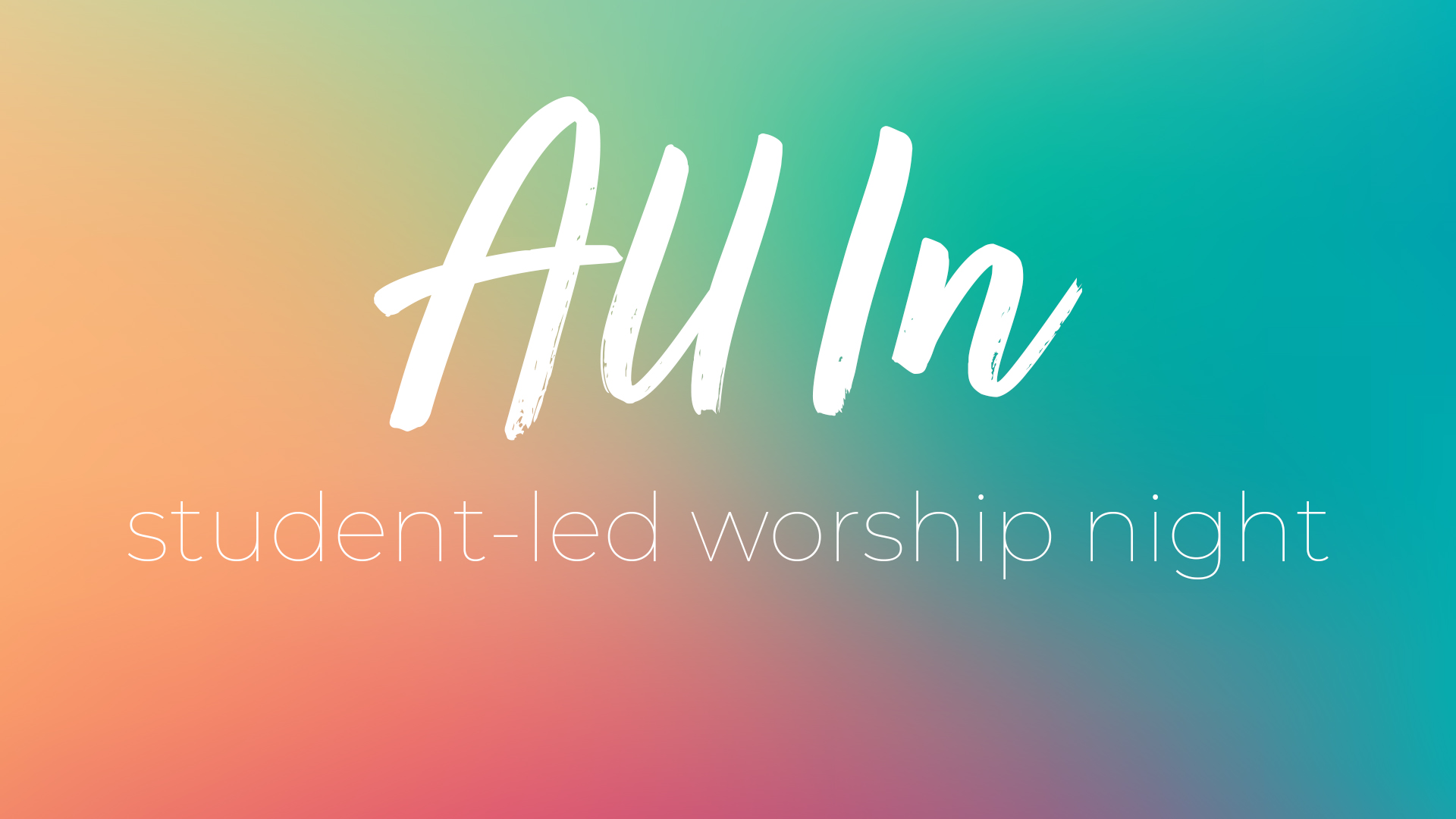 Cottonwood Creek Church - All In: School Outreach