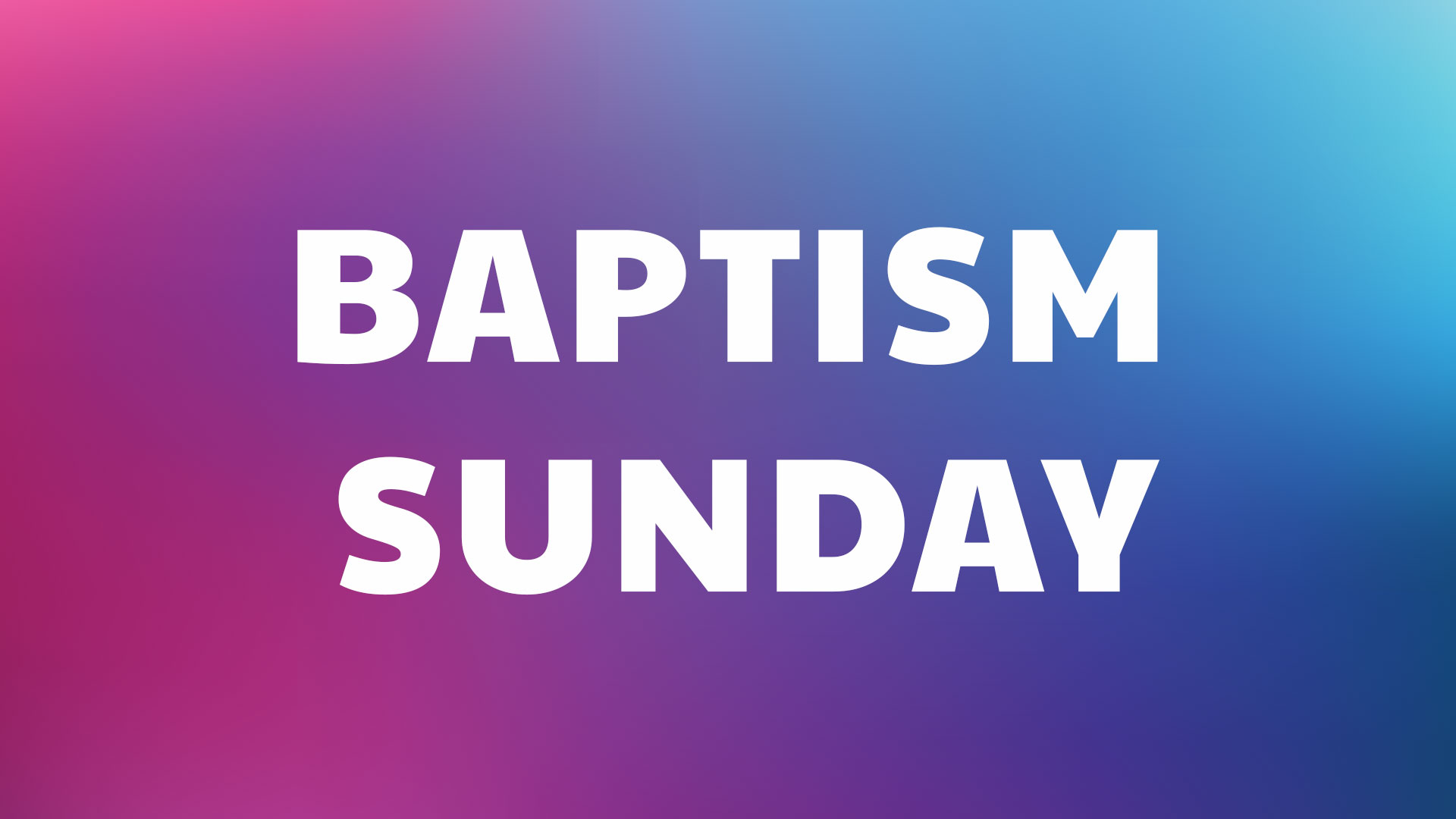 Cottonwood Creek Church - Baptism Sunday