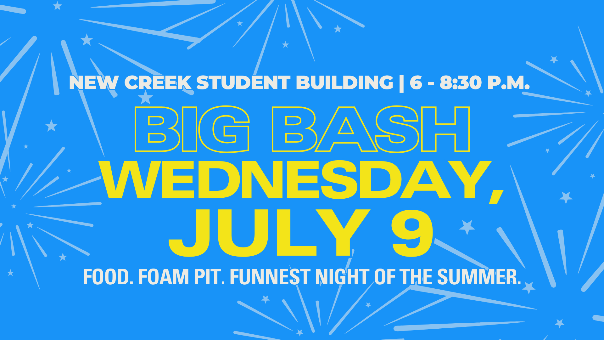 Cottonwood Creek Church - Student Big Bash Opening
