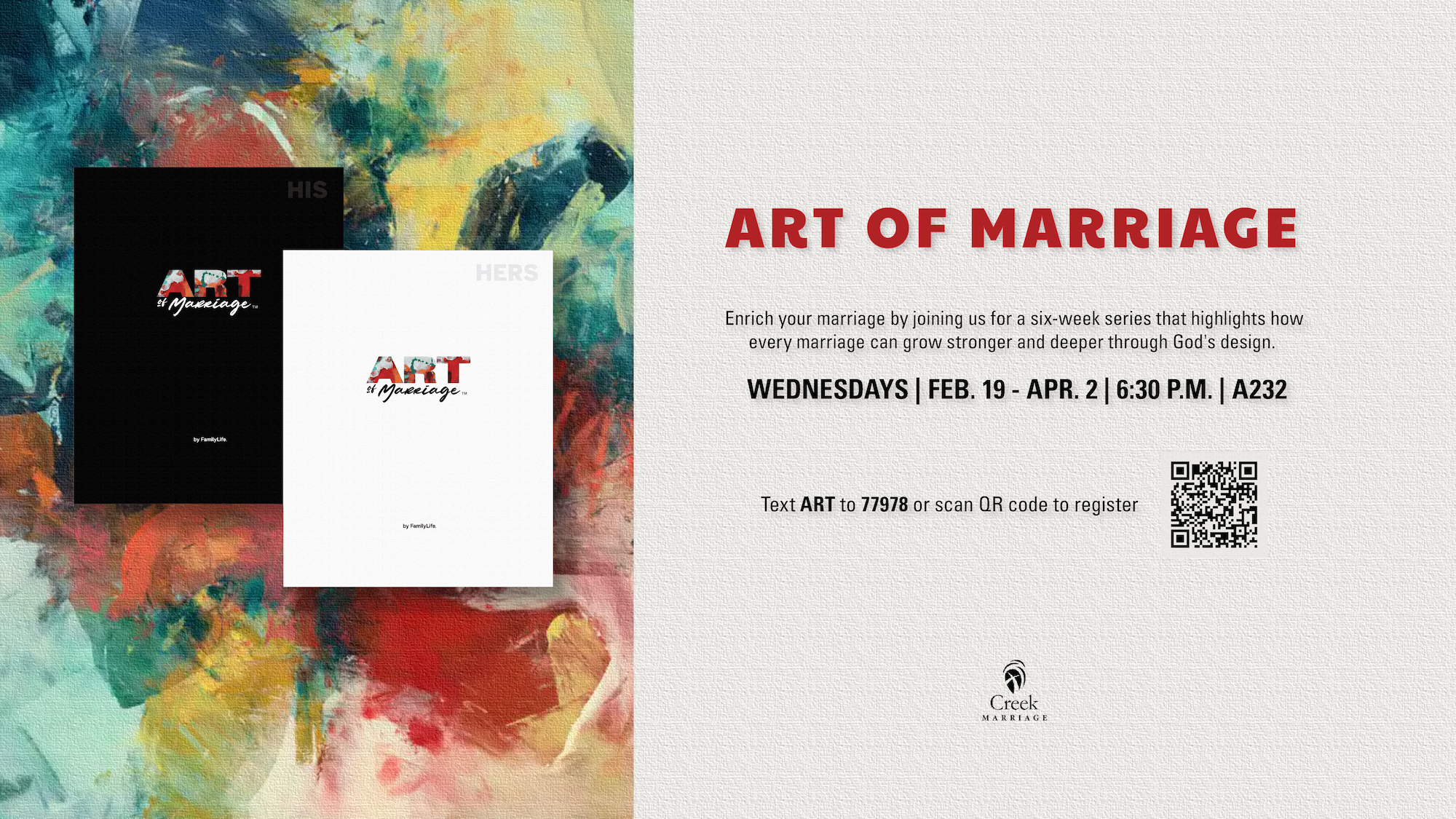 Cottonwood Creek Church - Art of Marriage