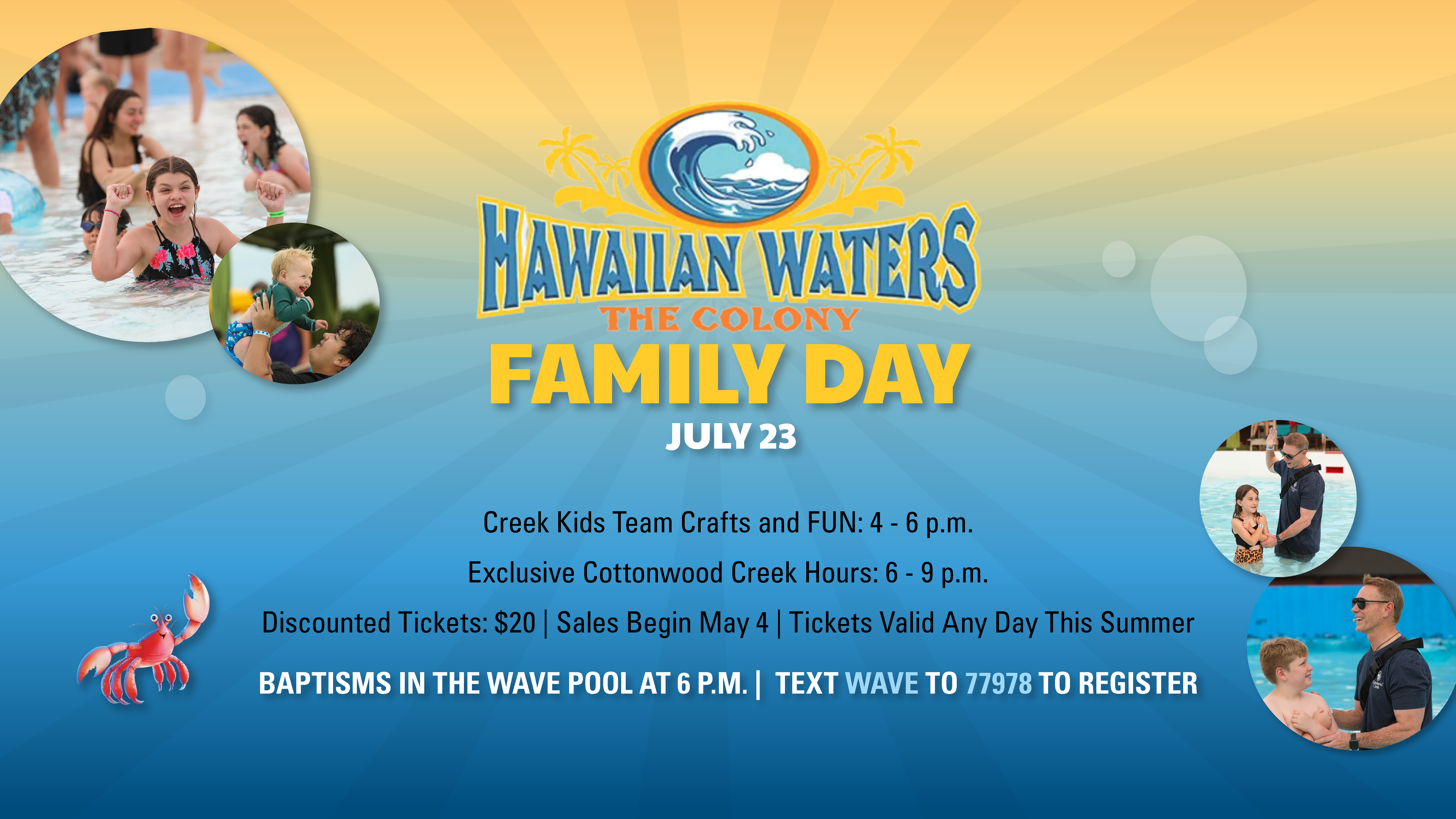 Cottonwood Creek Church - Hawaiian Waters Family Fun Night